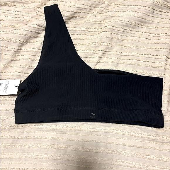 Glyder Black One Shoulder Sports Bra Size Extra Large - Picture 2 of 6